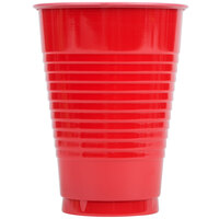 Creative Converting 28103171 12 oz. Classic Red Plastic Cup - 240/Case