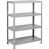 Little Giant 24" x 48" x 72" Heavy-Duty 4-Shelf Welded Steel Shelving Unit 4SH-2448-72