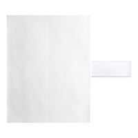 Regency Space Solutions 4" x 2" Slide-In Label Holder with Printable Insert Sheets - 25/Pack