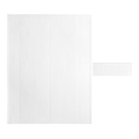 Regency Space Solutions 3" x 1" Adhesive Label Holder with Printable Insert Sheets - 25/Pack