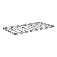 Regency 24" x 48" 22-Bottle Black Epoxy Wire Wine Shelf