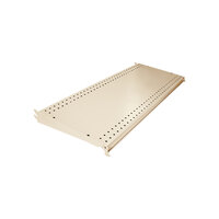 36" x 18" Beige Pegboard Gondola Merchandiser Shelf