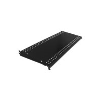 48" x 14" Black Pegboard Gondola Merchandiser Shelf