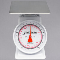 Cardinal Detecto T-25-KP 55 lb. / 25 kg. Mechanical Portion Control Dual Reading Dial Scale