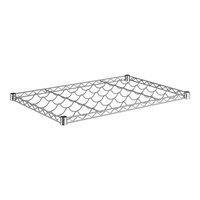 Regency 24" x 36" 16-Bottle Chrome Wire Wine Shelf