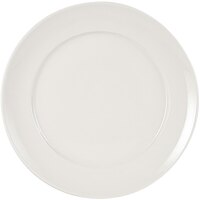 Tuxton Columbia 11 1/2" Eggshell China Plate - 12/Case