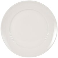 Tuxton Columbia 10 3/4" Eggshell China Plate - 12/Case