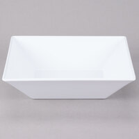 GET ML-247-W 2.5 Qt. White Siciliano Square Bowl - 6/Case