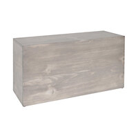 Cal-Mil Aspen 20 1/2" x 7" x 11" Rectangular Gray Pine Display Riser