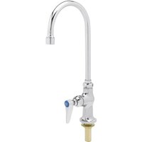 T&S B-0305 Deck Mount Single Temperature Faucet with 5 3/4" Gooseneck Spout and Stream Regulator Outlet