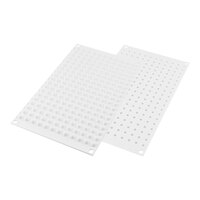 Silikomart Curve Mini Pearl 228 Compartment White Silicone Baking Mold - 1/4" x 1/4" Cavities CURVE MINIPEARL