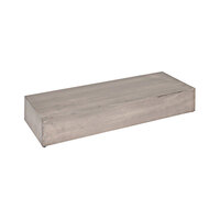 Cal-Mil Aspen 20 1/2" x 7" x 3" Rectangular Gray Pine Display Riser