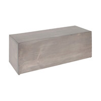 Cal-Mil Aspen 20 1/2" x 7" x 7" Rectangular Gray Pine Display Riser