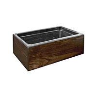 Cal-Mil Heritage 13" x 11" x 6 1/2" Dark Oak Ice Housing 22421-10-112