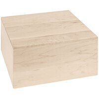 Cal-Mil Blonde 12" x 12" x 6" Square Maple Display Riser