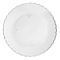 WNA Comet CW6180 Classicware 6" Clear Plastic Plate - 180/Case