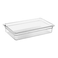 Cambro 14CW135 Camwear Full Size Clear Polycarbonate Food Pan - 4" Deep