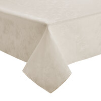 Snap Drape Windsor Damask Ivory 100% Polyester Cloth Table Cover