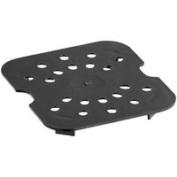 Cambro 60CWD110 Camwear 1/6 Size Black Polycarbonate Drain Tray