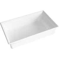 GET Bugambilia Fit Perfect 1/4 Size 4" Deep Mod White Aluminum Food Pan CIH1/4D-WW