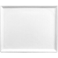 GET Bugambilia Fit Perfect Mod White Aluminum Serving Platter / Lid for 1/2 Size Food Pans LCIH1/2-MOD-WW