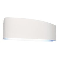 PestWest Mantis Sirius 125-000373 Wall-Mounted White Dual Voltage Insect Light Trap - 28W, 110V