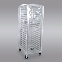 Curtron SUPRO-14-EC Clear Bun Pan Rack Cover - 12-14 Mil