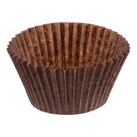 Novacart Brown Fluted Baking Cup 2 1/4" x 1 3/4" - 11,400/Case