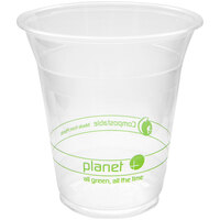 Stalk Market Planet+ PLA-12 12 oz. PLA Plastic Compostable Cold Cup - 1000/Case