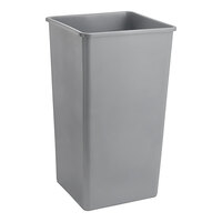 Lavex 50 Gallon Gray Square Trash Can