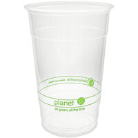 Stalk Market Planet+ PLA-20 20 oz. PLA Plastic Compostable Cold Cup - 1000/Case