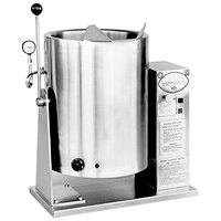 AccuTemp ALTEH-10 Edge Series 10 Gallon Electric Countertop Tilt Kettle - 208V, 3 Phase