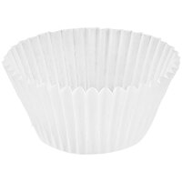 Novacart White Fluted Baking Cup 2 1/4" x 1 5/8" - 14400/Case