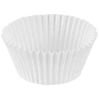 Novacart White Fluted Baking Cup 2 1/4" x 1 3/8" - 16000/Case