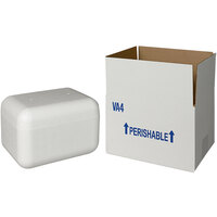 Insulated Shipping Box with Foam Cooler 7 5/8" x 5 3/4" x 4 3/8" - 1 1/2" Thick - 96/Pallet