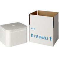 Insulated Shipping Box with Foam Cooler 5 1/2" x 4 1/2" x 3" - 1 3/8" Thick - 200/Pallet