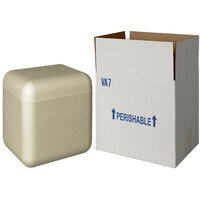 Insulated Shipping Box with Biodegradable Cooler 7 3/4" x 5 7/8" x 8 7/8" - 1 1/2" Thick - 64/Pallet