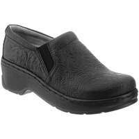 Klogs Naples Women's Size 9.5 Wide Width Black Tooled Soft Toe Non-Slip Clog