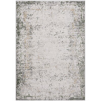 Abani Atlas Collection 7' 9" x 10' 2" Green / Gray Contemporary Area Rug