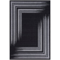 Abani Parker Collection 7' 9" x 10' 2" Cream / Gray Contemporary Geometric Lines Area Rug
