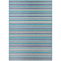 Couristan Cape Brockton Cobalt / Teal Area Rug