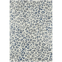 Abani Casa Collection Gray Contemporary Cheetah Print Area Rug