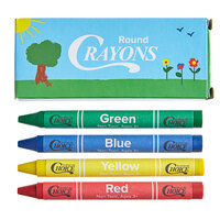 Choice 4 Pack Kids' Restaurant Crayons in Print Box - 100/Case