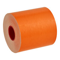 Iconex MAXStick® PlusD 3 1/8" x 170' Orange Diamond Adhesive Thermal Linerless Sticky Receipt / Label Paper Roll - 32/Case