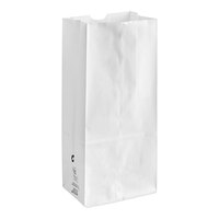 Duro 20 lb. White Paper Bag - 500/Bundle