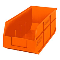 Quantum 18" x 8 1/4" x 7" Orange Stackable Shelf Bin SSB463OR
