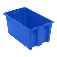 Quantum 18" x 11" x 9" Blue Stack and Nest Tote SNT185BL