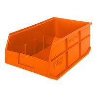 Quantum 18" x 11" x 7" Orange Stackable Shelf Bin SSB465OR