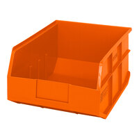 Quantum 14" x 11" x 7" Orange Stackable Shelf Bin SSB445OR