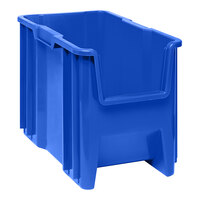 Quantum 17 1/2" x 10 7/8" x 12 1/2" Blue Giant Stacking Container QGH600BL